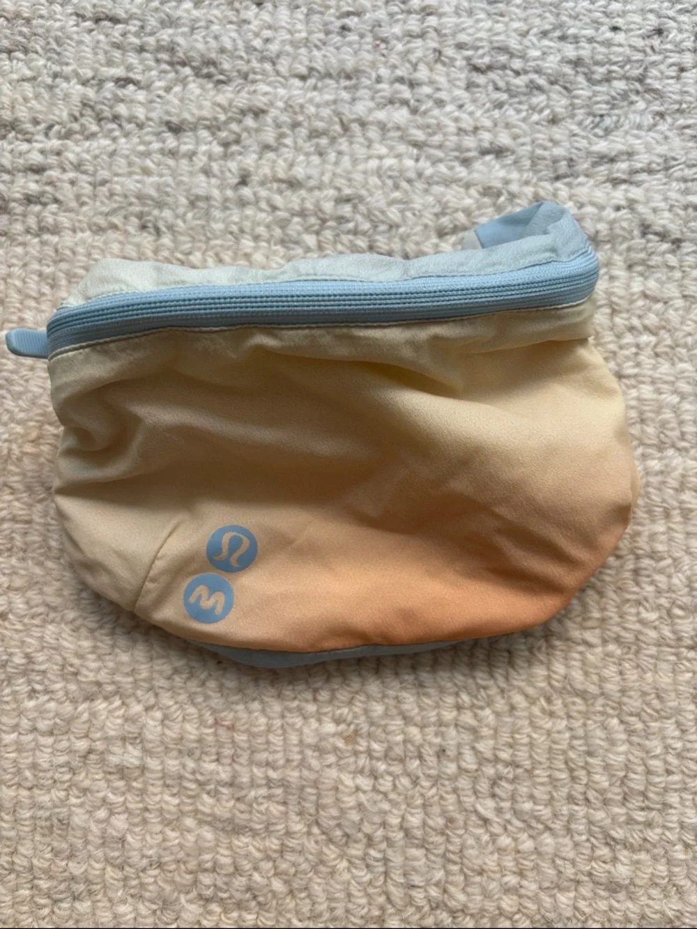 Lululemon Mad Happy Ombre Peach Light Blue Arm Pack NWOT